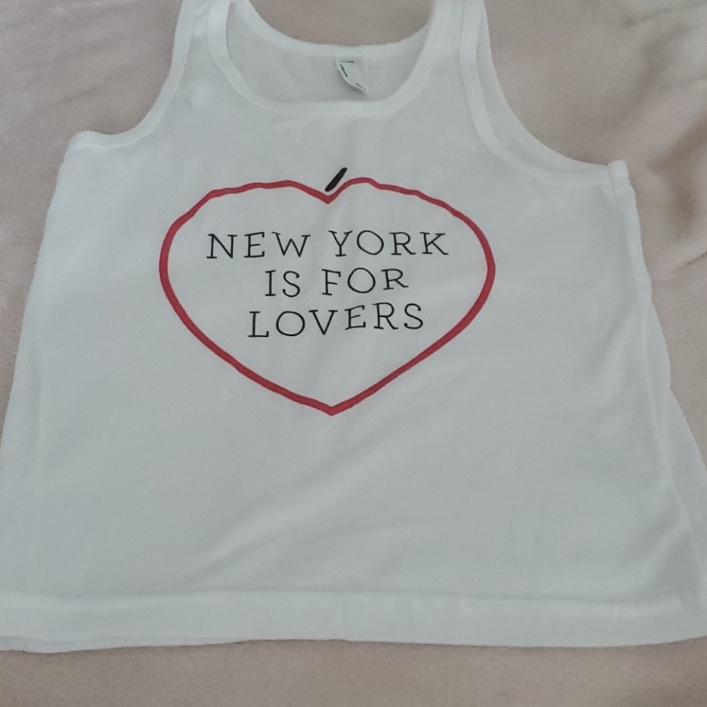 American Apparel NY is for Lovers Kid Tank Sz Sm